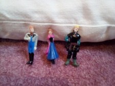 Disney Frozen Hans, Kristoff, Anna 5cm Hard Plastic Figure Toy Cake Topper
