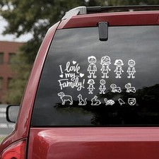 White Vinyl Decal Sticker Car