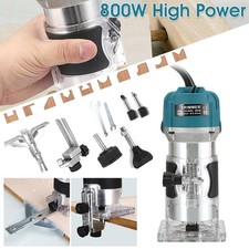 220V 800W Home Electric Wood Trimming Machine Hand Trimmer Wood Laminator Router