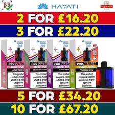 Hayati Pro Ultra Plus Prefilled Pods 20mg | 25000 Puffs | Replaceable Pods Only