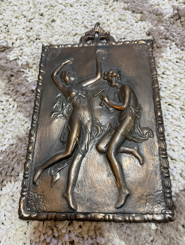 Bronze metal relief - bronze,
