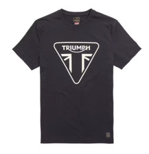 TRIUMPH SHIRT GENUINE TRIUMPH HELSTON TRIANGLE BADGE LOGO T-SHIRT T SHIRT XL