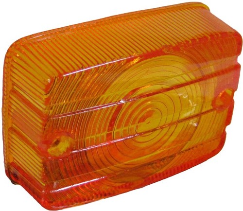 Indicator lens rear amber - r/h,