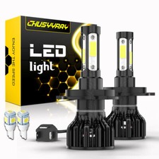 For Mini Countryman R60 - 2x H4 Car LED Headlight Bulbs High/Low Beam White 55w