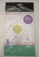 30th Birthday Party 20 Invitations & Envolopes Birthdays Age 30 Parties Invites