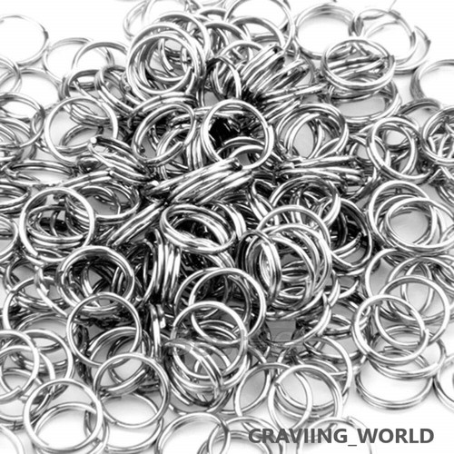 Steel keyring split key rings - split,