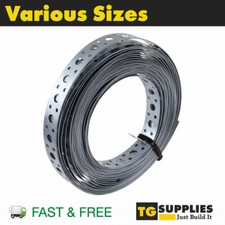 Galvanised Steel Metal Fixing Band Perforated Strapping Stainless Steel Various 