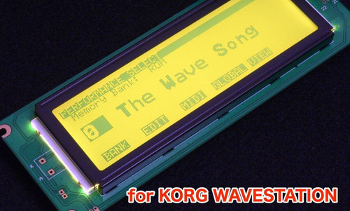 Korg wavestation yellow led - wavestation,