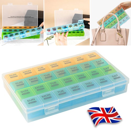 Large day pill organizer - large,
