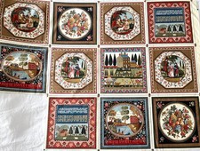 Concord Fabrics Sharon Kessler Fabric Panel–11/12 Blocks Country Scenes,112×78cm