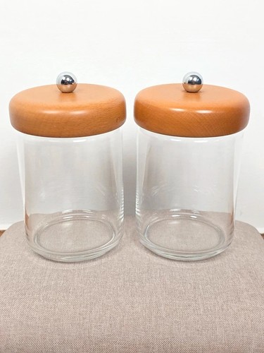 Vintage glass storage - jars, set