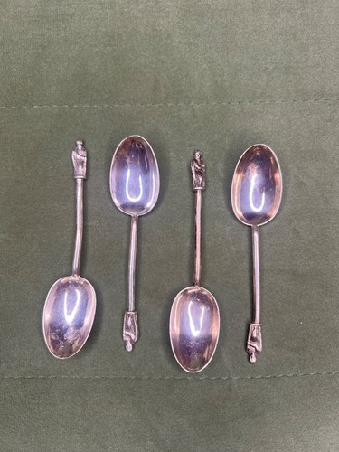 Antique silver apostle - 4,