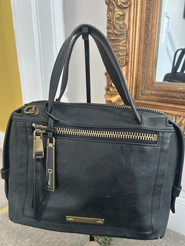 Fossil black leather - fossil,