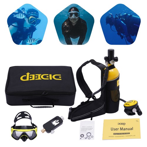 Mini scuba diving case - case, 1l