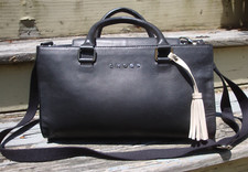 A.T CROSS Brand Black Leather