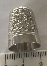 Attractive Charles Horner Silver Steel Core Dorcas Thimble Size 5 8.1 Grams