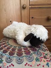 Vintage The Manhattan Toy Company Black Face Cream Sheep Lamb Soft Plush 17"