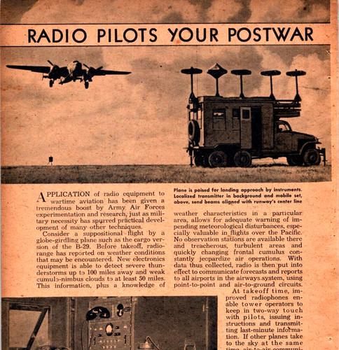 1945vintage radio pilot - radio,
