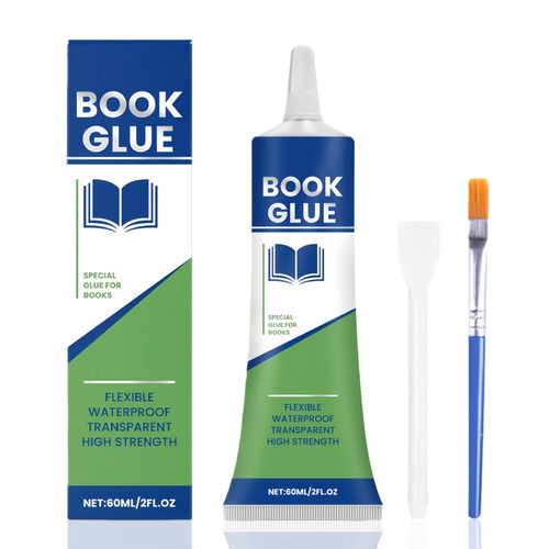 Transparent book binding glue - binding,