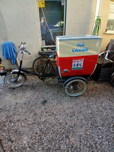 1980s paisley ice cream trike - 1980s,