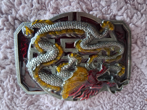 Vintage belt buckle - vintage,