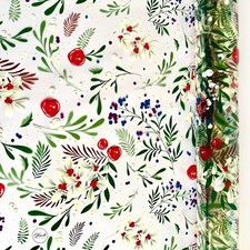 ShredAstic® Xmas Festive Berries Cellophane Film Wrap Flowers Hamper 1 - 20m