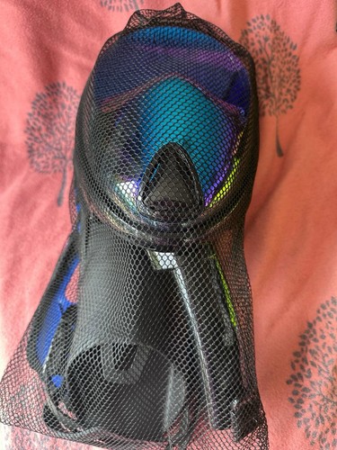 Full face snorkel and flippers - face,