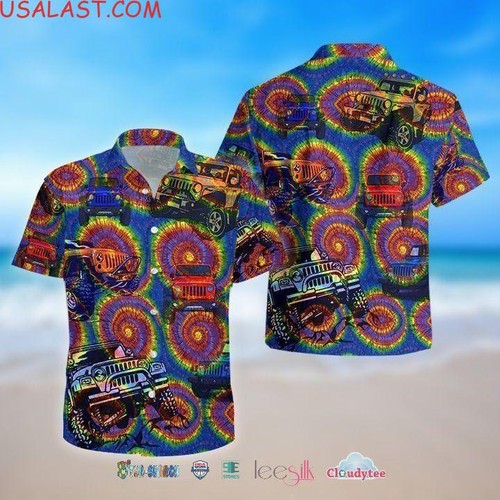 Jeep tie dye aloha - jeep,