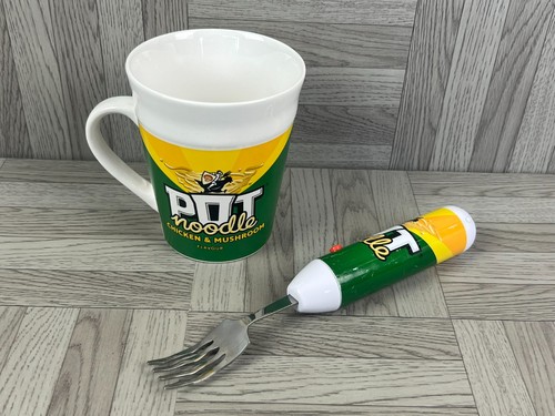 Pot noodle mug spinning - pot, &