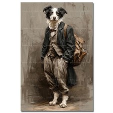 BORDER COLLIE GENTLEMAN ART
