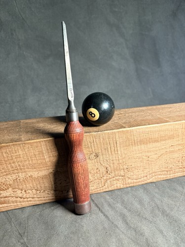 Vintage paring chisel h - by, i