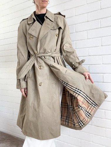 Burberry vintage trench coat - burberry,