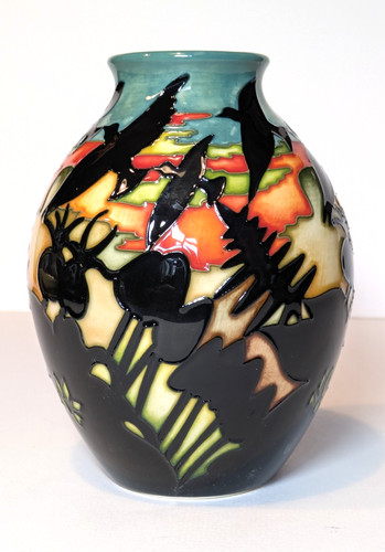 Moorcroft silhouette vase - silhouette,