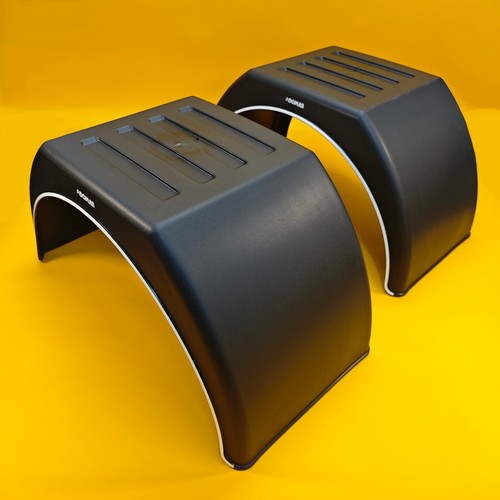 Twin wheel mudguards - wheel,