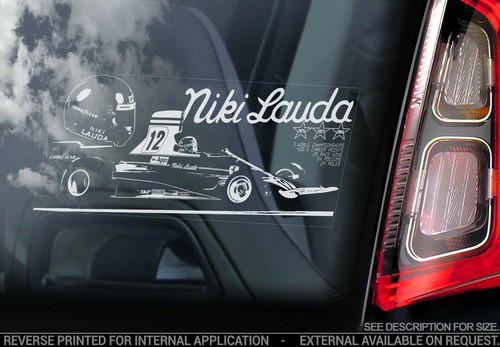 Niki lauda car window - niki,