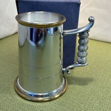 Beer Tankard Vintage EPC 1 Pint Mug With Rope Handle. Clear Base In Original Box