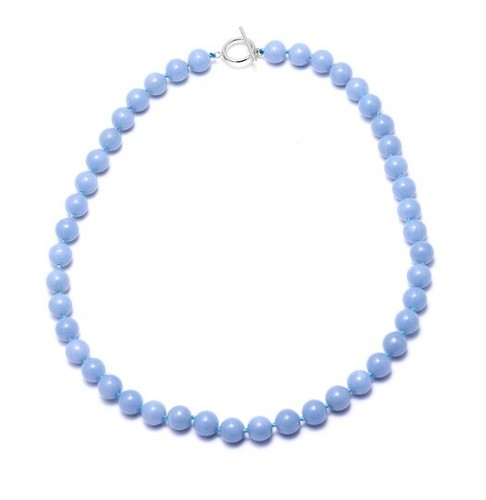 Natural angelite beads - natural,