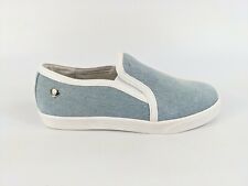 Step2wo Girls Sky Denim Slip On Shoes Uk 12.5 Eu 31 New  
