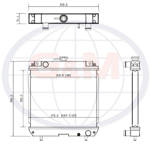 Radiator for iseki tractor - radiator,