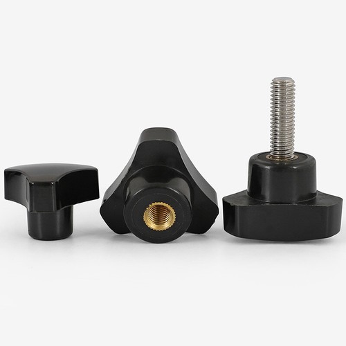 Black male star screw shaped - black,