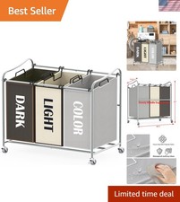 Space-Saving 3-Bag Laundry