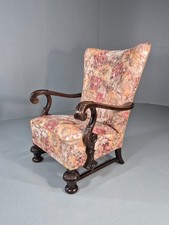 Vintage Carved Oak Chair