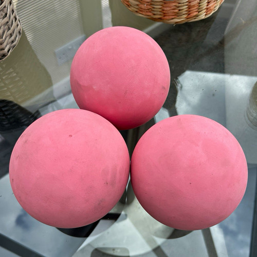 Set pink rubber - set,
