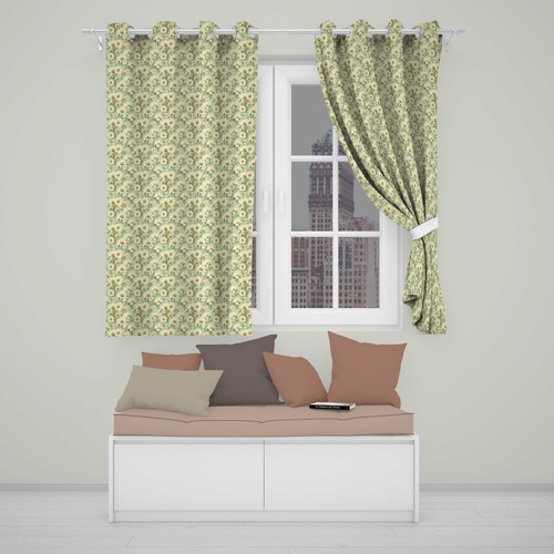 Blackout eyelet curtains soft - blackout,
