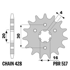 KAWASAKI KH (6 HOLES) 125