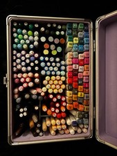 copic markers, pro markers, art supply marker bundle set with carry case 