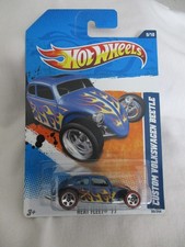 Hot Wheels 2011 Heat Fleet Custom Volkswagen Beetle Redlines Sealed In Card 