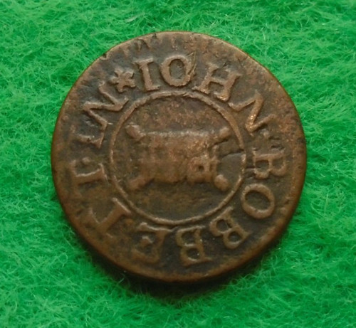17th century farthing - century, iohn