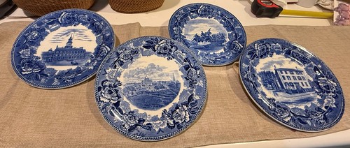Wedgwood blue and - blue, white