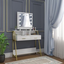 Dressing Table with Shelves